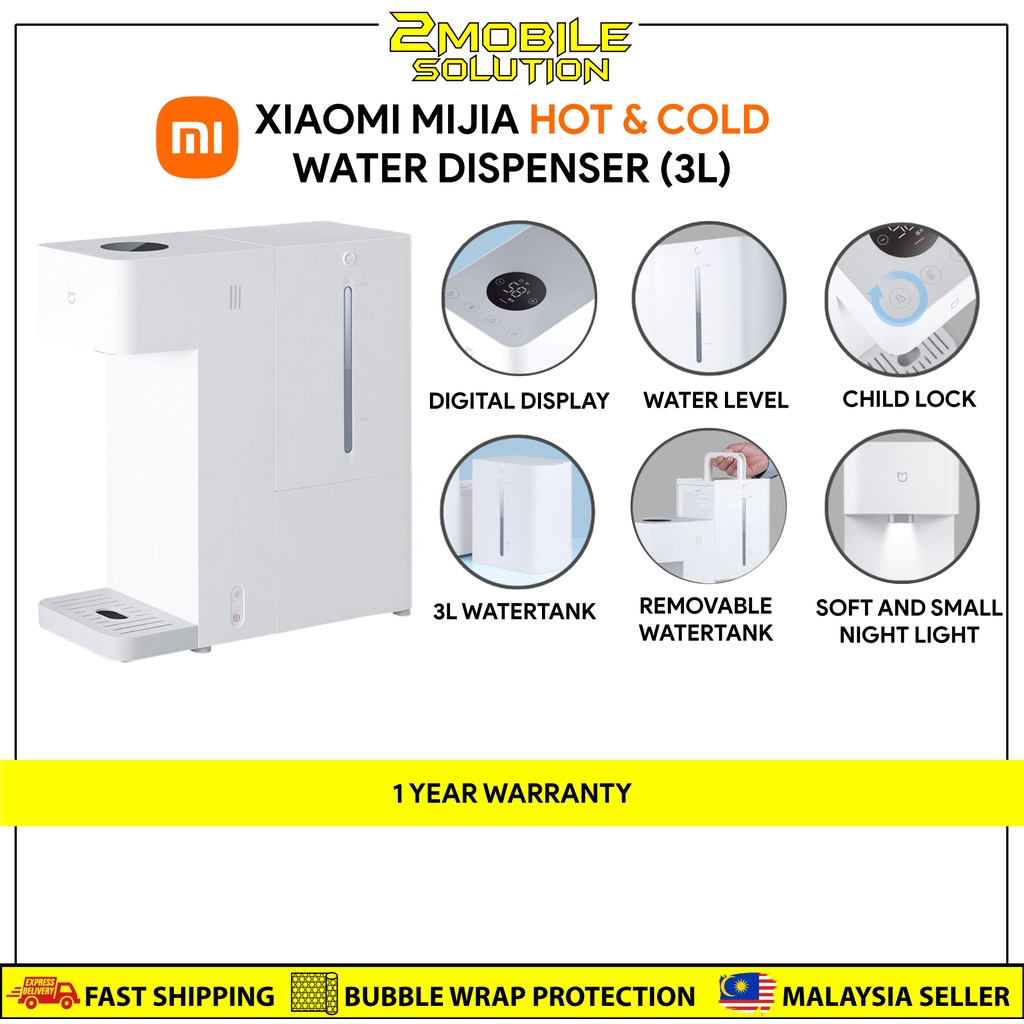 Xiaomi Instant Hot & Cold Water Dispenser 3L [Large 3L Water Tank