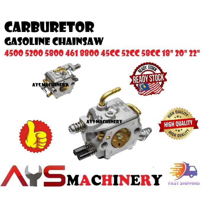 MC16 5200 Automatic Carburetor With Copper Elbow for Ogawa Kaba Victa ...