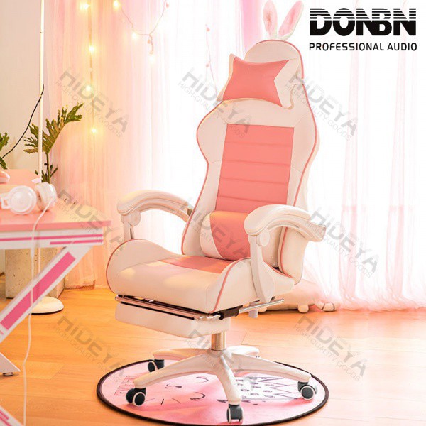 Quality Gameing chair Electricity chair home with backpin pink girl ...