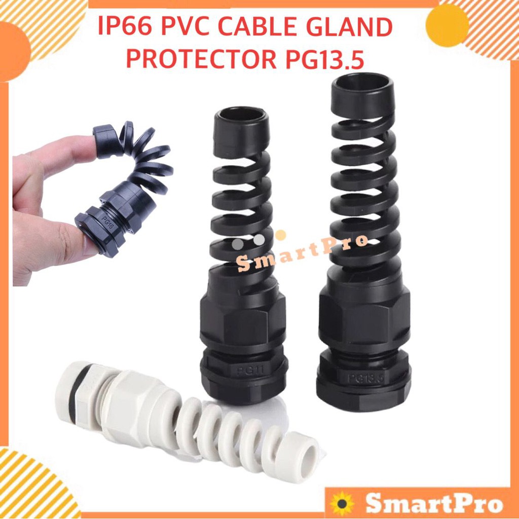 IP68 Waterproof Pvc Cable Gland Connector Plastic Flexible Spiral ...