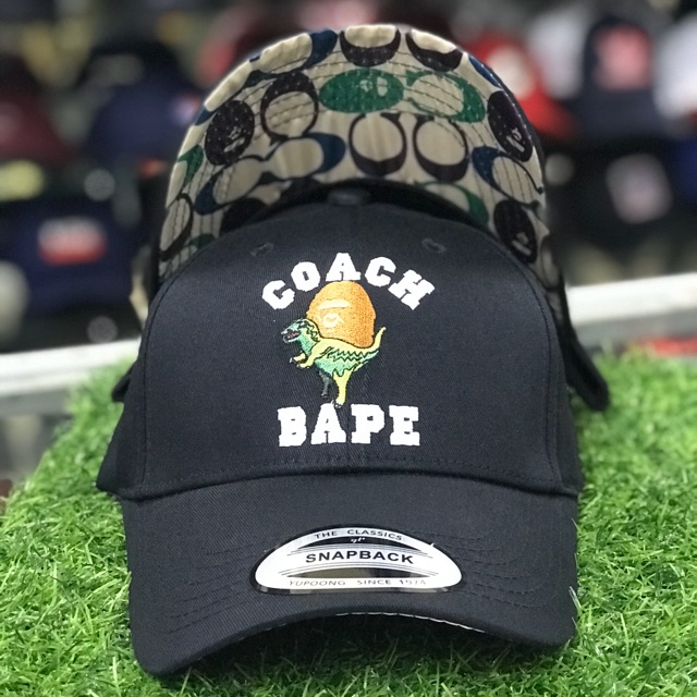 cap baseball coach bape premium | Shopee Malaysia