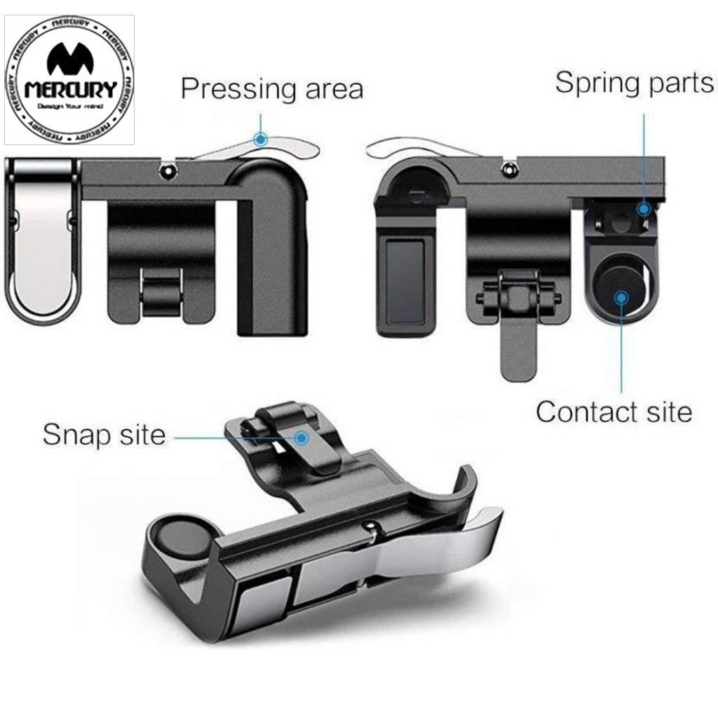 FPS K01 mobile phone game trigger L1 R1 shooting controller PUBG fire ...