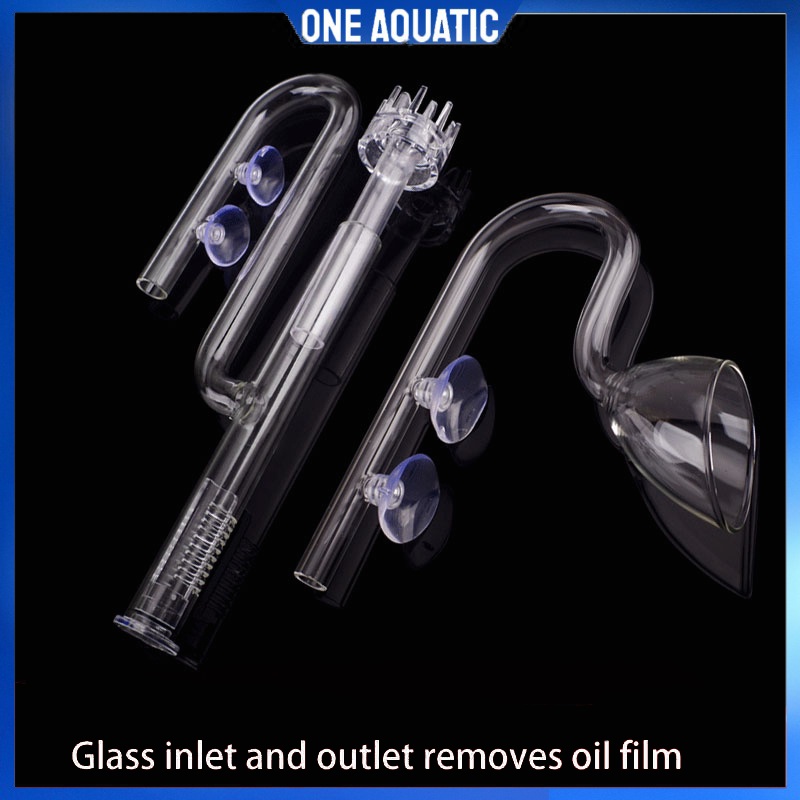 Glass pipe Remove film spin surface skimmer inflow outflow 12/16mm ...