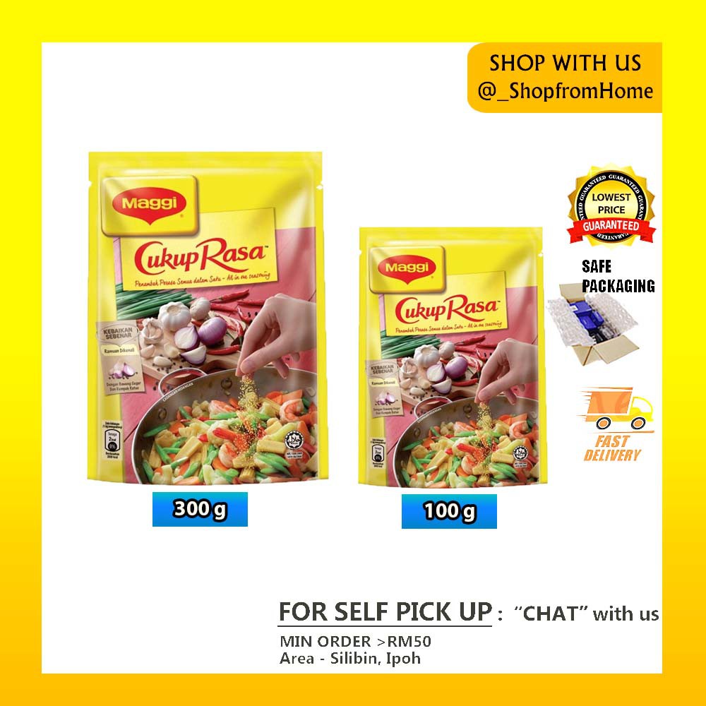 MAGGI Cukup Rasa All In One Seasoning (100g/300g) | Shopee Malaysia