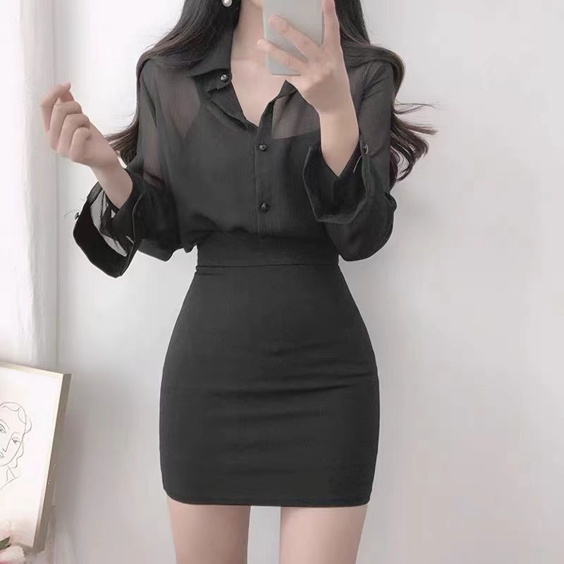 Skirts Women 2022 Tight Sexy Office Wear Elasticity Hip Wrap Chic and ...