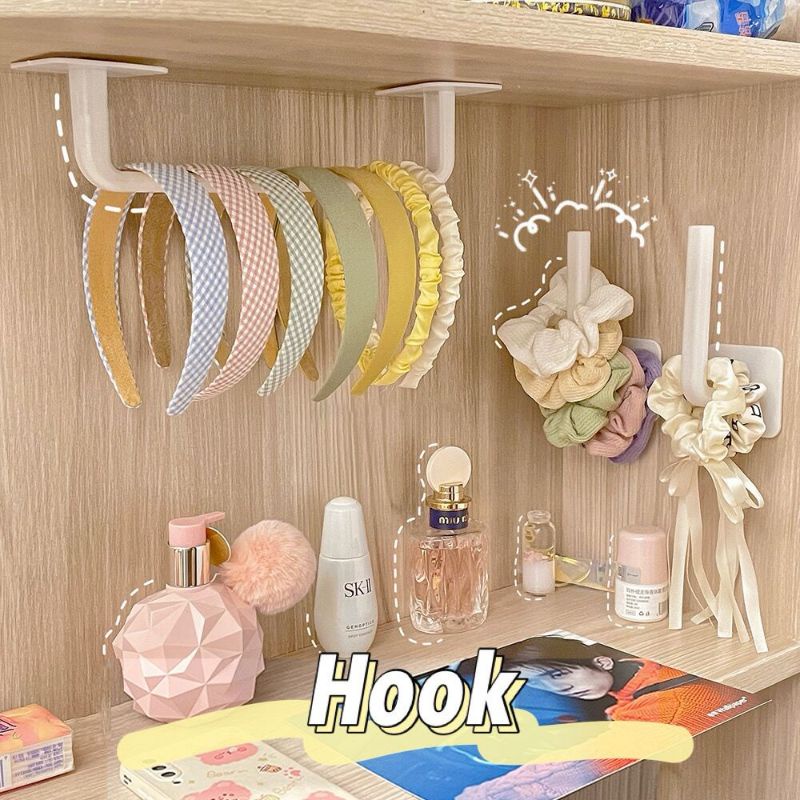 Hanger light hanger Hook Sticky Hook For Clothes Bag Hairband Storage ...