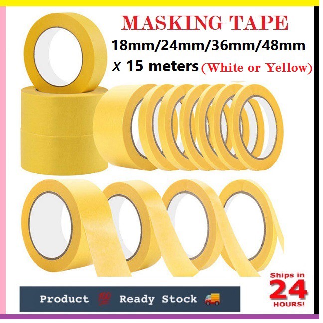 [WHOLESALE] Masking Tape (18mm / 24mm / 36mm / 48mm) x 16 Yards / 15