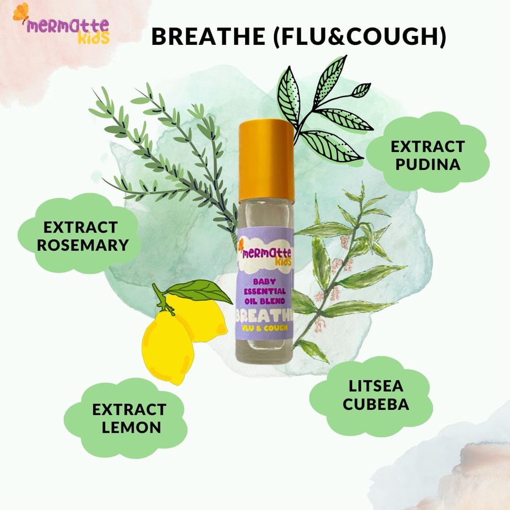 MERMATTEKids ( ESSENTIAL OIL )JAUNDICE,KEMBUNG,SELSEMA,BATUK, ASTHMA