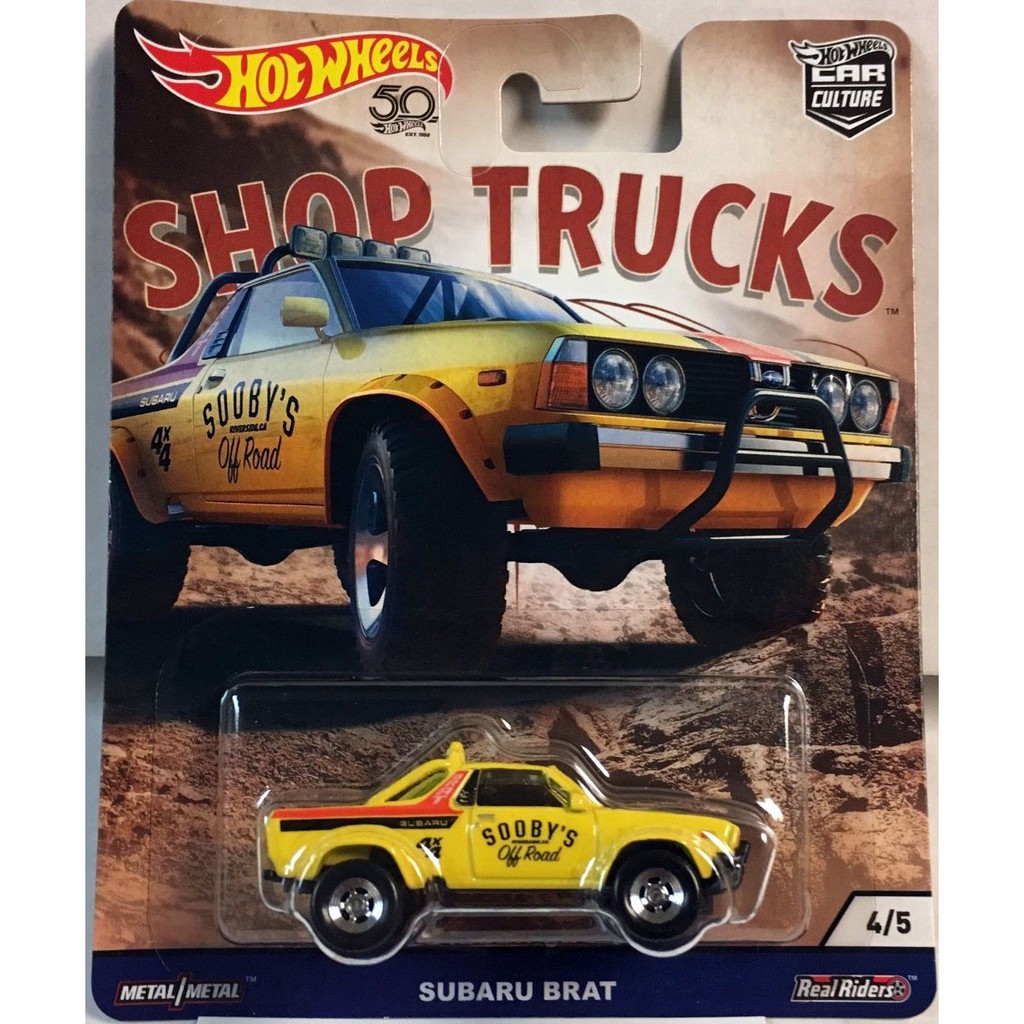 Hot Wheels Car Culture Shop Trucks Subaru Brat Hotwheels Toy CarsKids