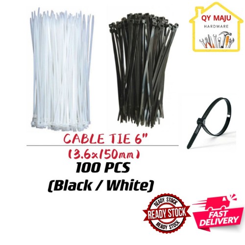 Nylon Cable Tie Tali Nilon Pengikat Wayar Kabel Tie/ Tali ikat尼龙扎带 6 ...
