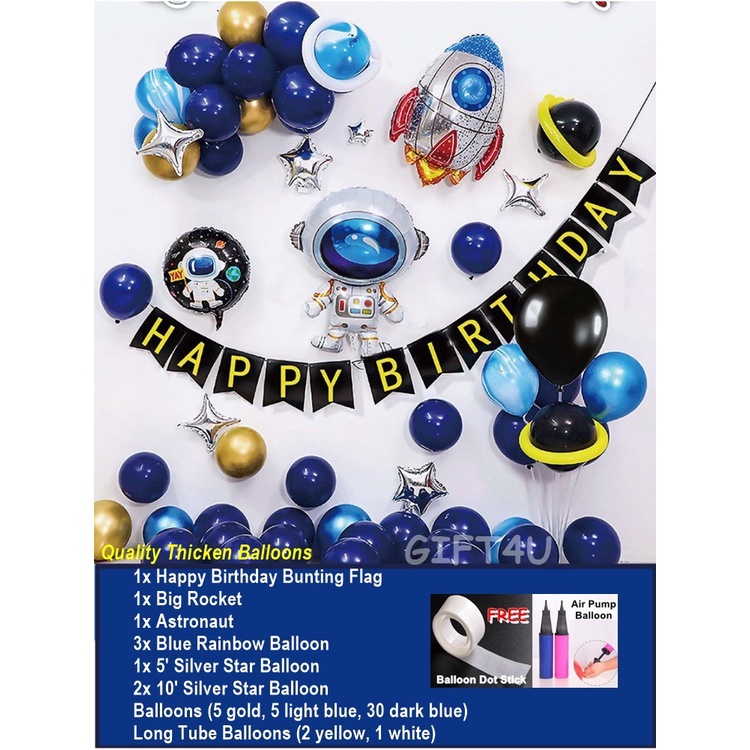 Happy Birthday Decoration Set Balloon Set Ballon Birthday Set Belon