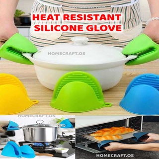 2 Pcs Silicone Pot Holders, Heat Resistant Rubber Oven Mitts, Anti Scalding  Clip, High Temperature Resistant Silicone Gloves, Microwave Gloves, Heat