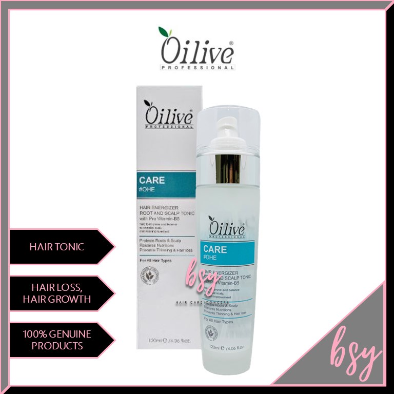 Oilive Care Hair Energizer Root And Scalp Tonic (OHE) 120ml Shopee