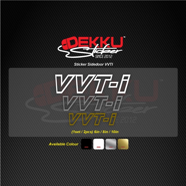 Sticker VVTi side sticker (2pcs L&R) | Shopee Malaysia
