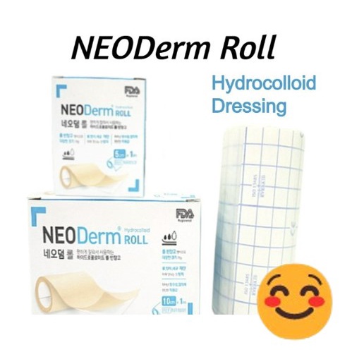 Neo Derm Roll Hydrocolloid Dressing Wound Treatment /NEODerm/otc