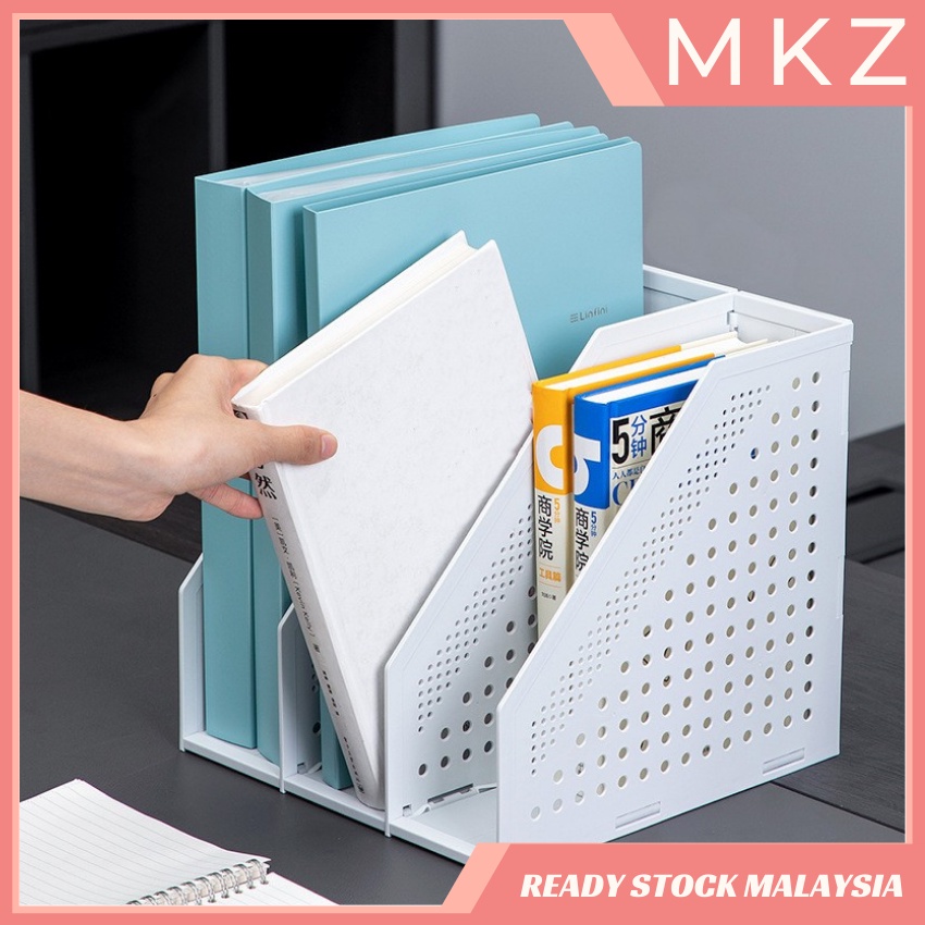 READY STOCK Modern Style Foldable 3 And 4-Tiers Book Rack / Shelf ...