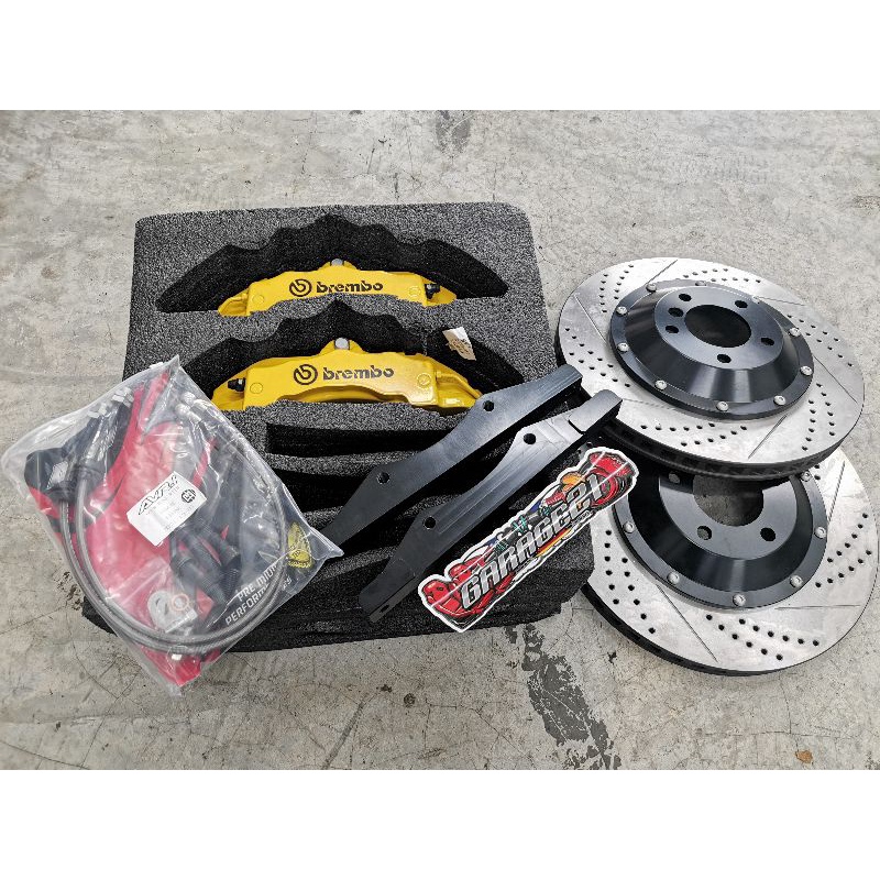 Brembo 18z Big Brake Kit Front Set Rim 18inch Above Shopee Malaysia