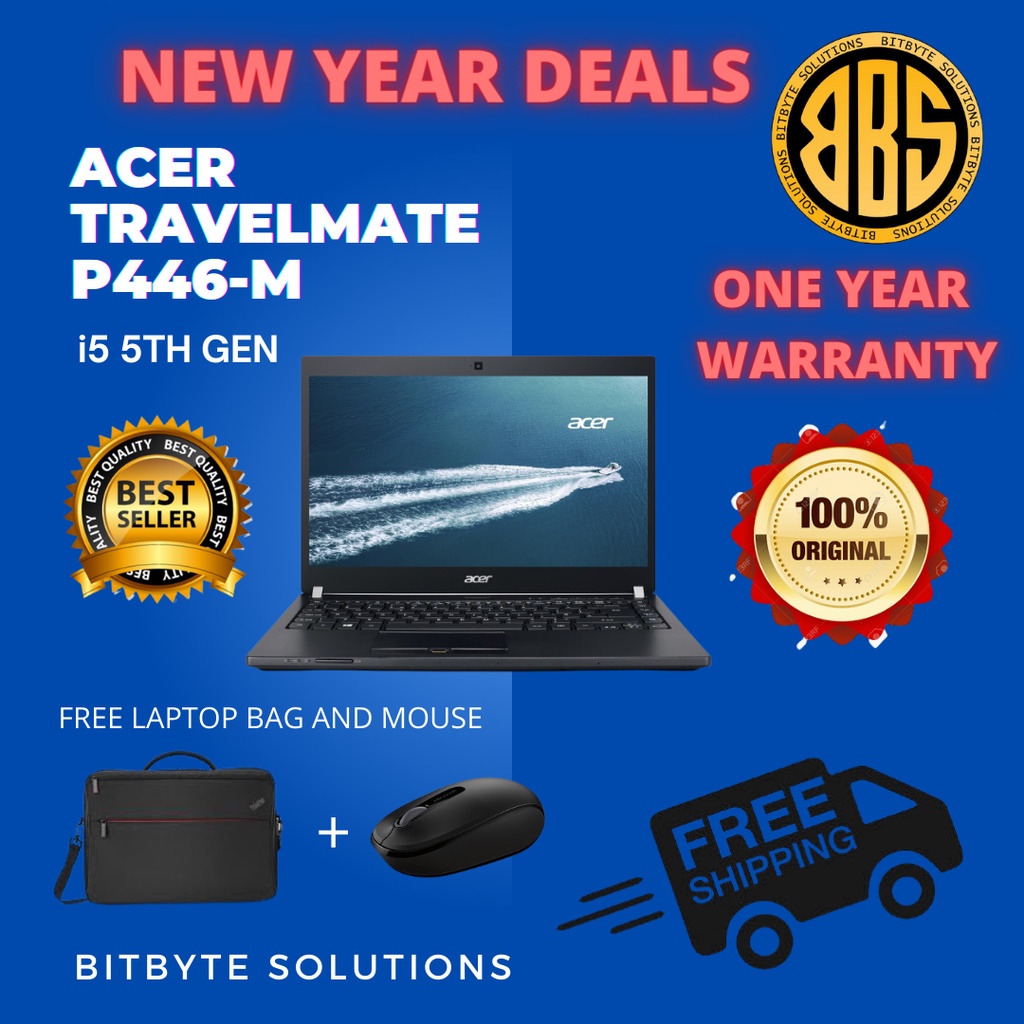 Acer Travel Mate P446-M - Core i5 5th Gen - 8GB RAM - 256GB SSD - Win ...