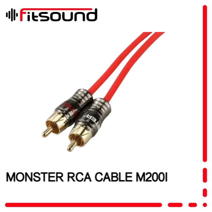 Monster RCA cable. Premium RCA Interconnect M200I. 1 meter/2 meter