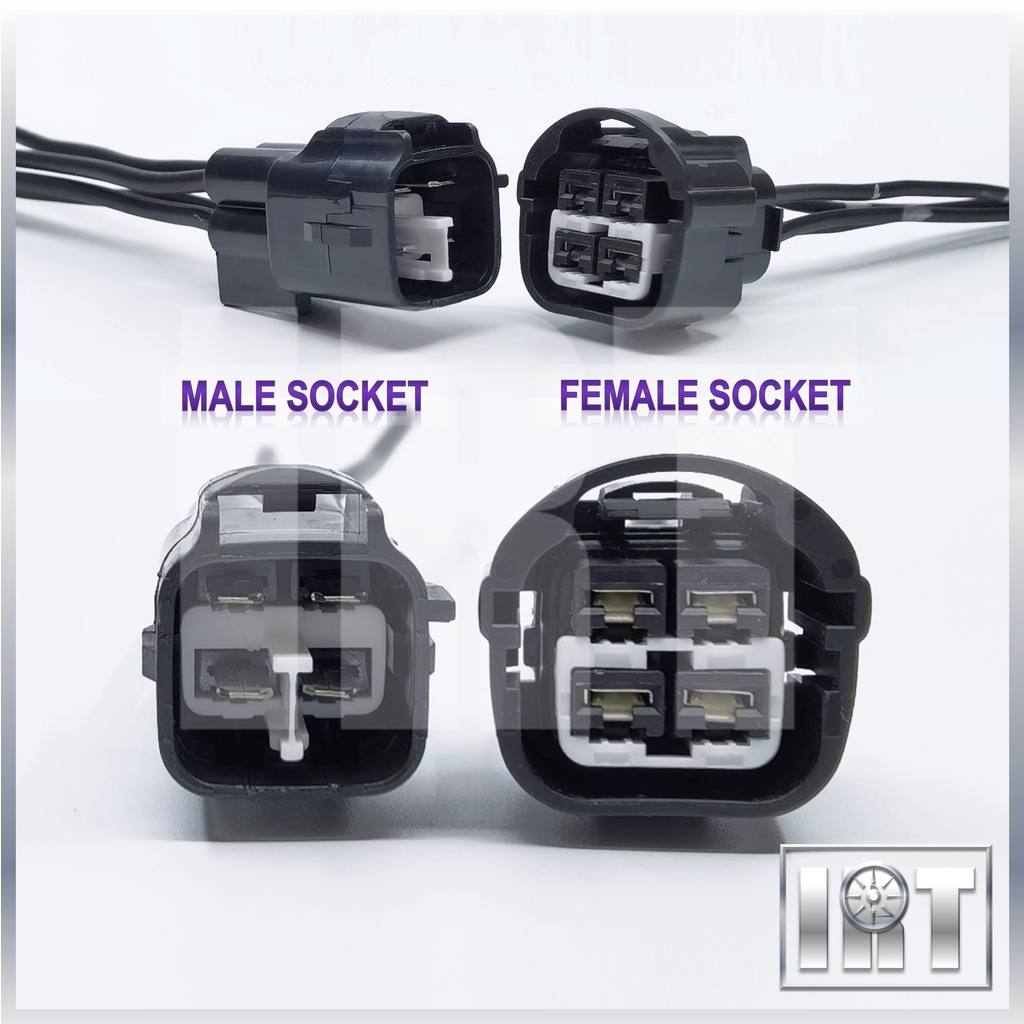 4 Pin Radiator Fan Motor Socket Toyota Hyundai Getz Soket Kereta