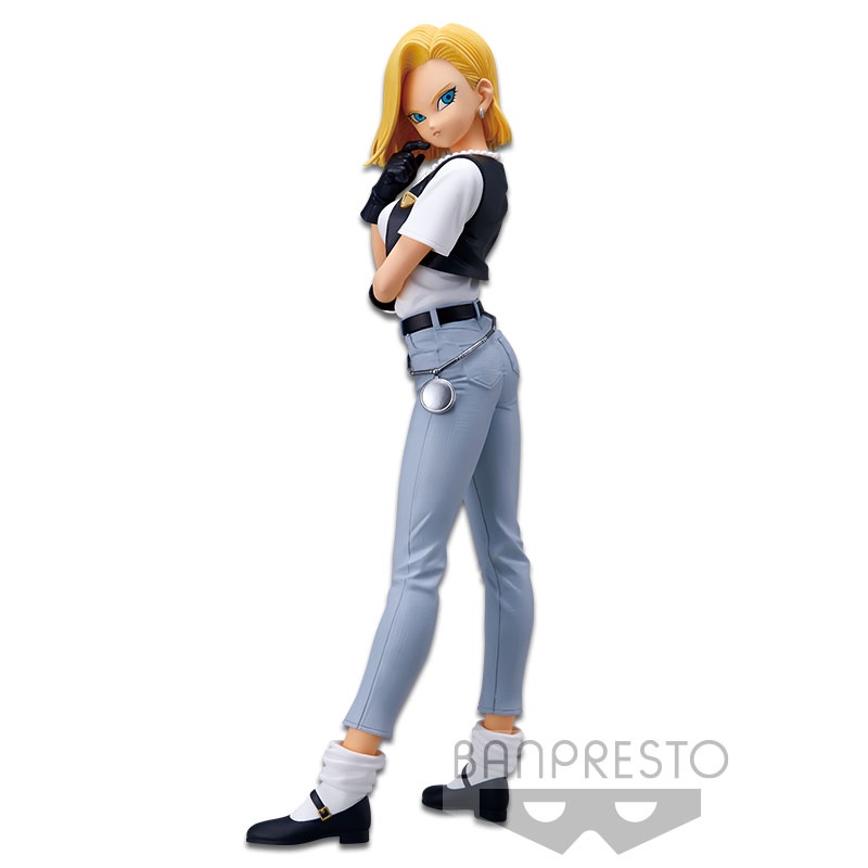 Gold Toei) Dragon Ball Android 18 Figure GLITTER AND GLAMORS Ver.B