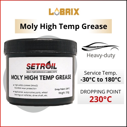 LUBRIX Setroil Moly Grease High Temp Grease Bearing Grease Drive Shaft