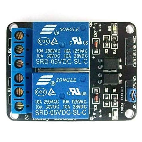 Relay Module 2 Channel SPDT Arduino with Optocoupler | Shopee Malaysia