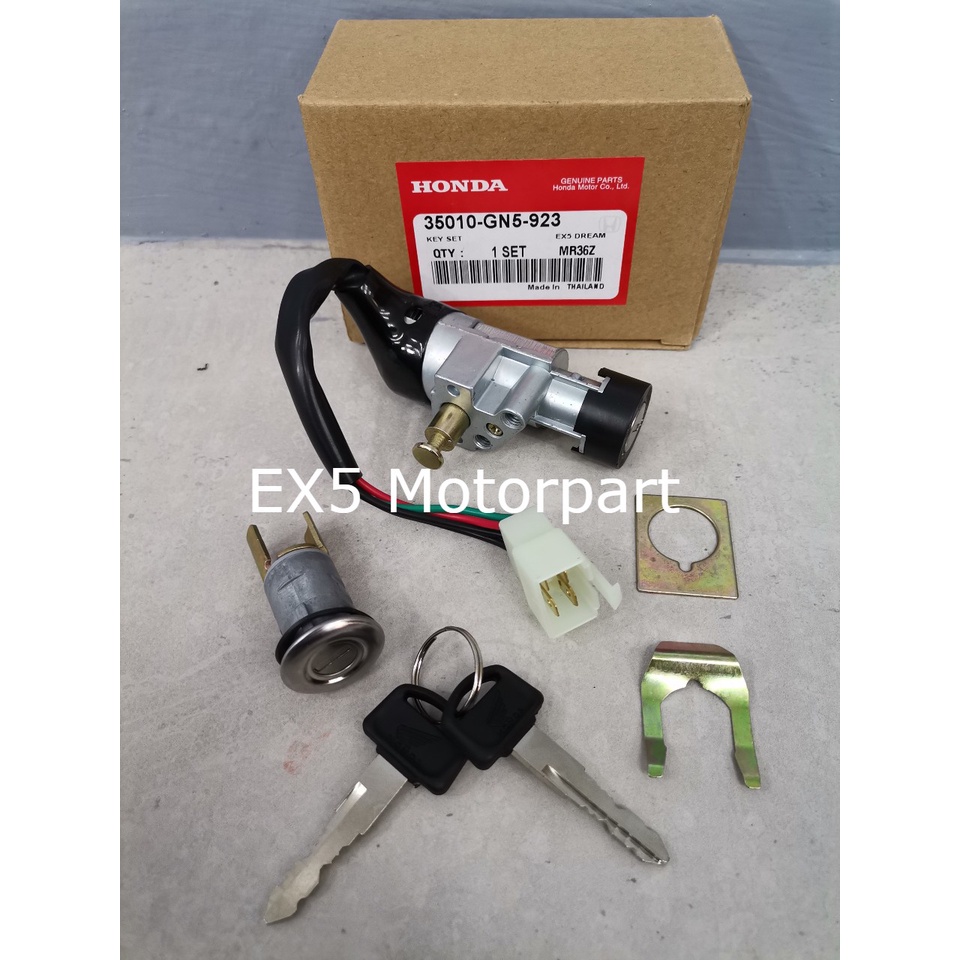 EX5 EX5 DREAM Main lock & seat lock set Original thailand EX5 DREAM2 ...