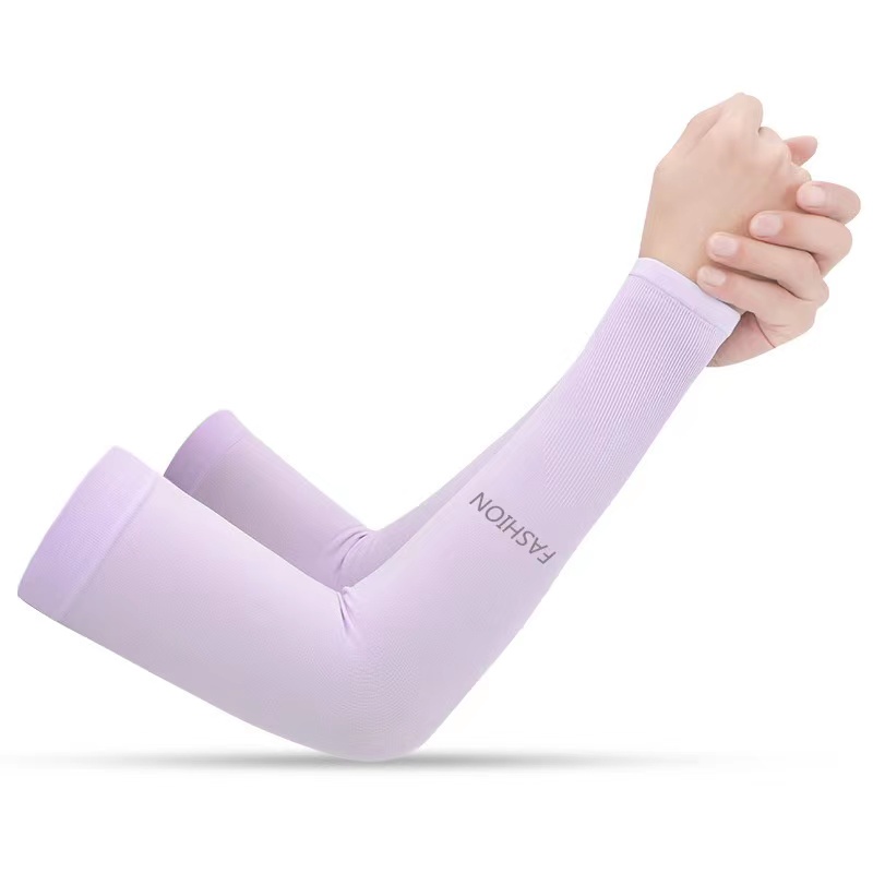 Cartoon Burger Print Arm Sleeves - UV Protection Cooling Sun Sleeves With Thumb Hole For Outdoor Sports