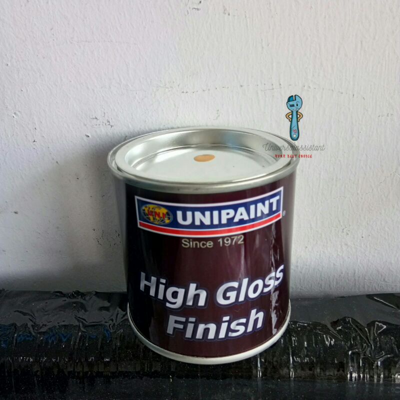250ml Gloss Paint | UNIPAINT Yellow |Cat Besi Kayu Warna Kuning ...