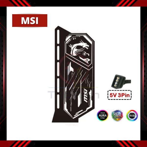ARGB Graphic Card Gpu Adjustable Stand Hander Holder Brace Support Bracket 5v 3Pin ARGB Asus ROG