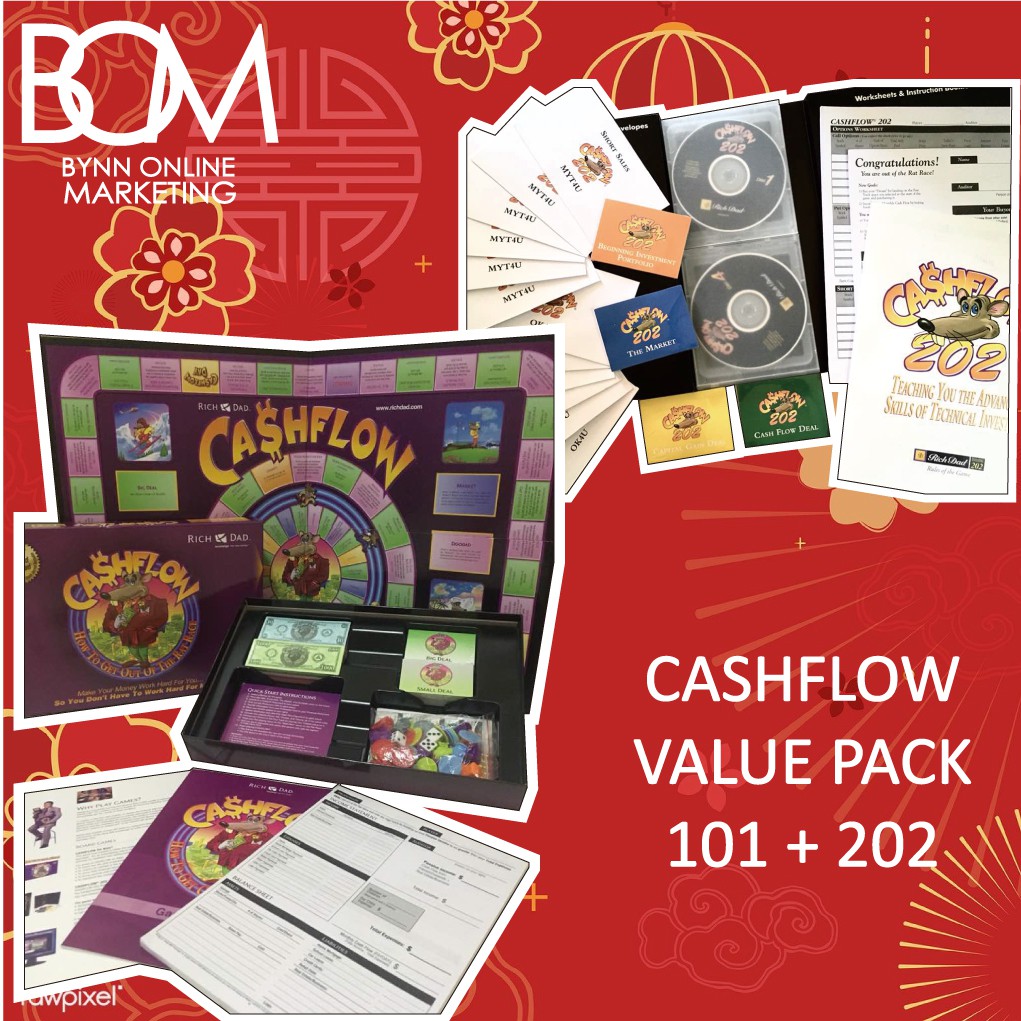 CashFlow 101+ CashFlow 202 ( Combo Set ) NEW Board Game Cash Flow 101 Cash  Flow 202 Financial Education | Shopee Malaysia