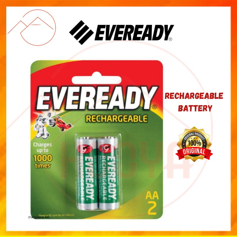 EVEREADY Rechargeable Value Charger With 2xAA Rechargeable Batteries ...