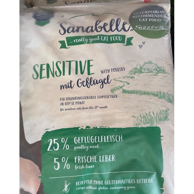 Sanabelle sensitive 2024 cat food