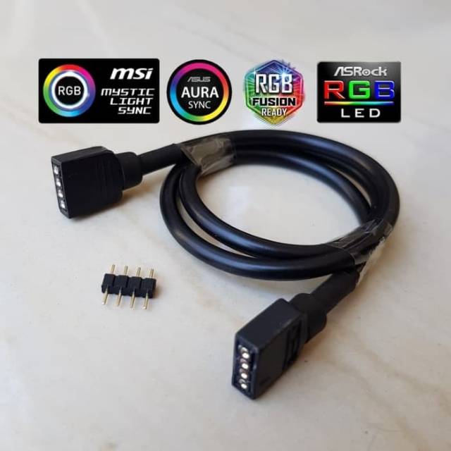 4pin female RGB Extender Cable to male length 50cm Shopee Malaysia