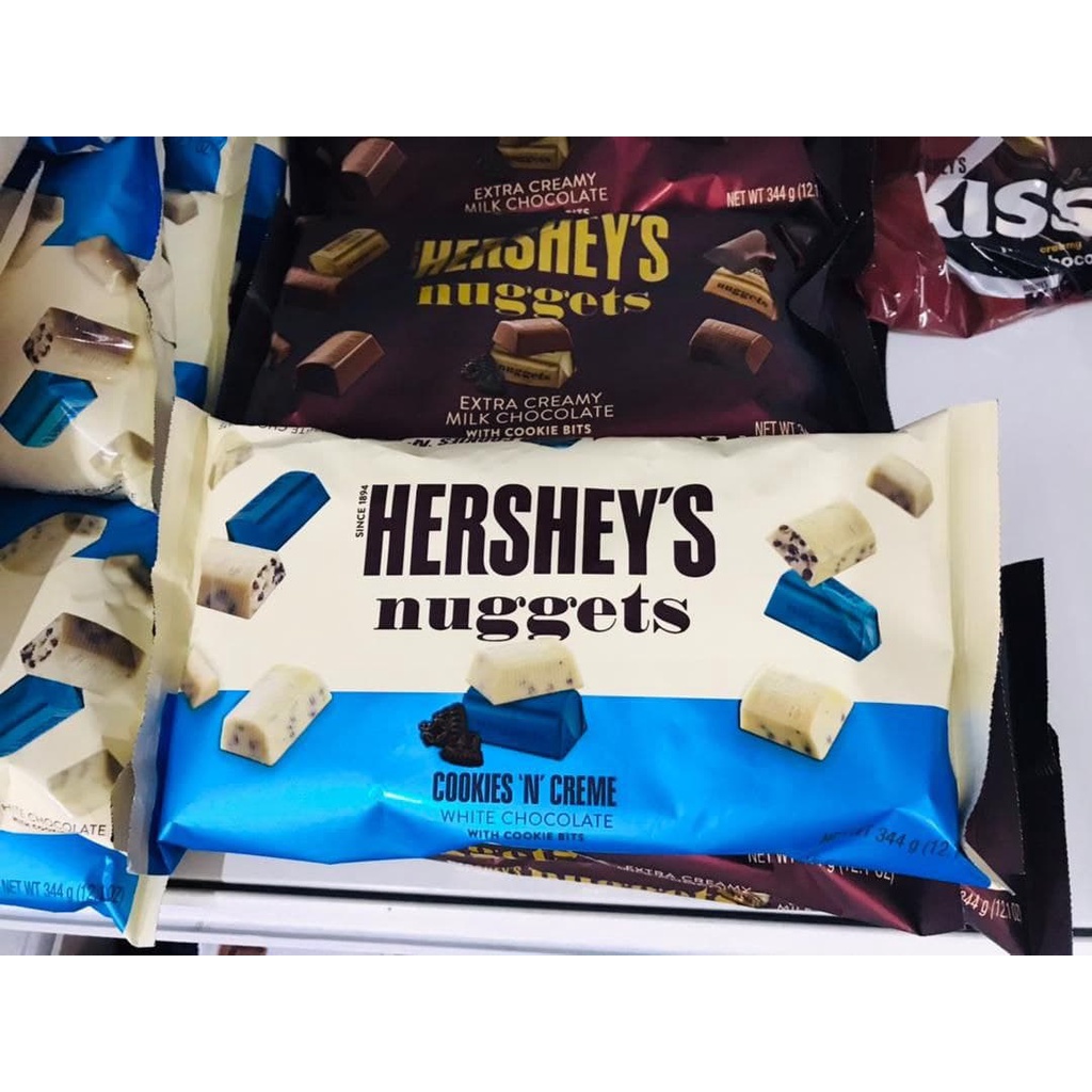 HERSHEY NUGGETS CREAMY MILK CHOCOLATE / HERSHEY NUGGETS COOKIES N CREME