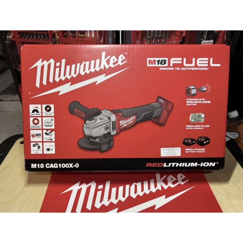 Milwaukee M18 Fuel FUEL 100mm Angle Grinder (M18 CAG100X) SOLO UNIT ...