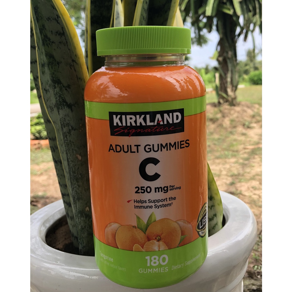 Vitamin C Kirkland Adult Gummies C 250mg Usa 180 Tablets Shopee