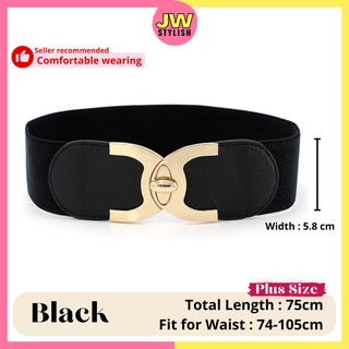 JW Stylish】Elastic Waist Band PLUS SIZE Big Size Belt Waist Belt Women Belt  for Dress Tali Pinggan Plus Size
