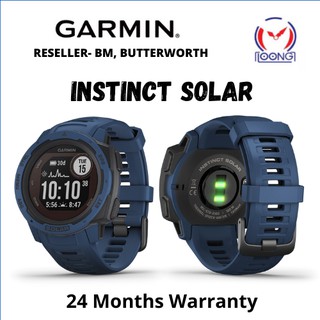 AECO Warranty Garmin Instinct Solar Edition GPS smartwatch with