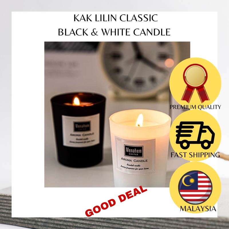 READY STOCK 🇲🇾** 𝓚𝓪𝓴𝓵𝓲𝓵𝓲𝓷 Minimalist Scented Candle Aromatherapy Candle ...