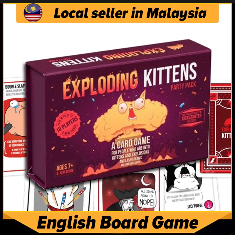 Exploding Kittens Party Pack Card Game FamilyFriendly Party Games