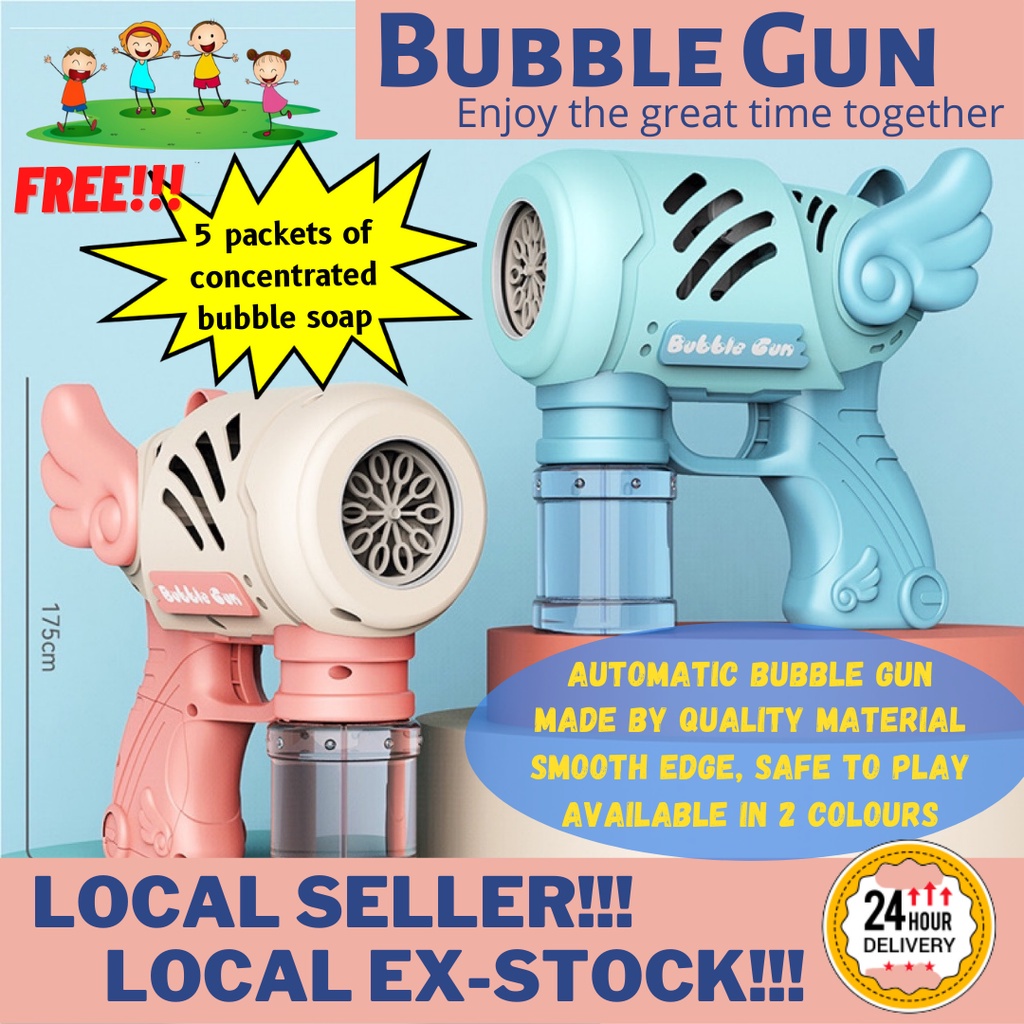 Bubble Gun - Soap Bubble Blaster - 24h delivery