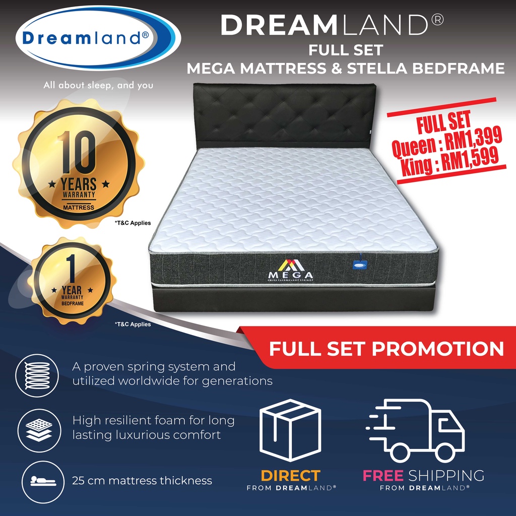 Dreamland Mega Mattress Shopee Malaysia