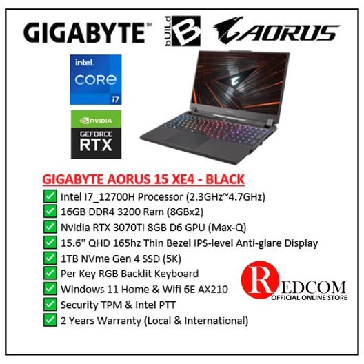 aorus 15p yd ptt