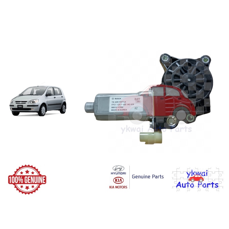 Genuine Hyundai Power Window Motor ASSY for Hyundai Getz Shopee Malaysia