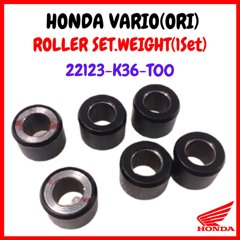 Honda Vario Roller Set Weight Pulley Roller Vario 150 Roller Weight (6