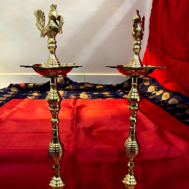 Kuthu Vilakku 21 inch 54 Cm Pure Brass Item / Pair Set | Shopee Malaysia