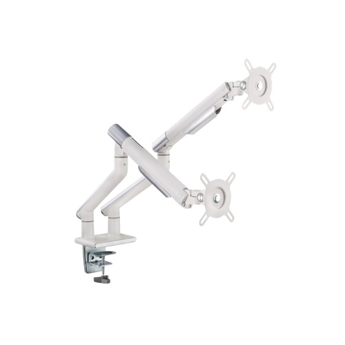 MachDesk MD49 Single /Dual Slim Mechanical Spring Monitor Arm White ...