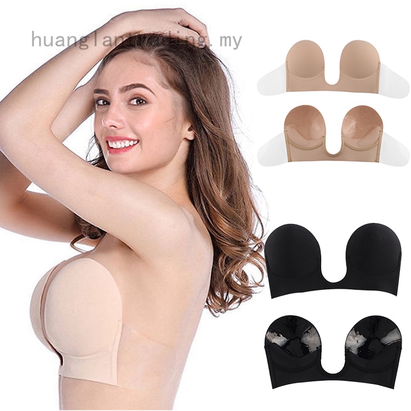 Invisible Breast Lift Up Push Up Bra Strapless Bras Dress Wedding Party  Sticky Self-adhesive Silicone Brassiere